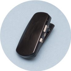 Remote mic round shape for website